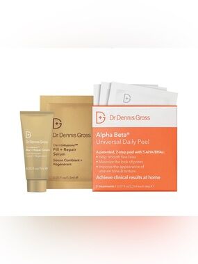 Dr. Dennis Gross Skincare: Repair Cream, Serum Packette & 3Pack Daily Peel